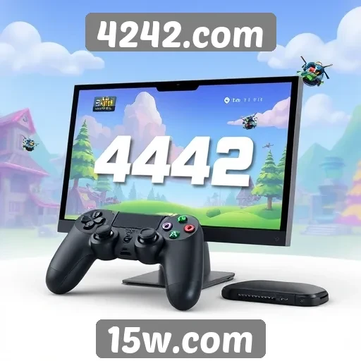Inovação em design no site de jogos 4242.com